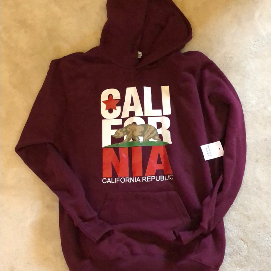 California Republic Hoodie Brand New